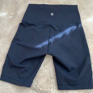 Lululemon Yoga Align Sports High Waist Shorts Blue 4